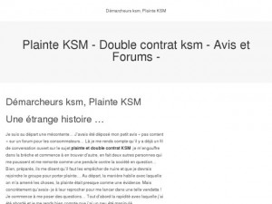 plainte-ksm.com